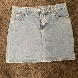 Primark high waisted jean skirt